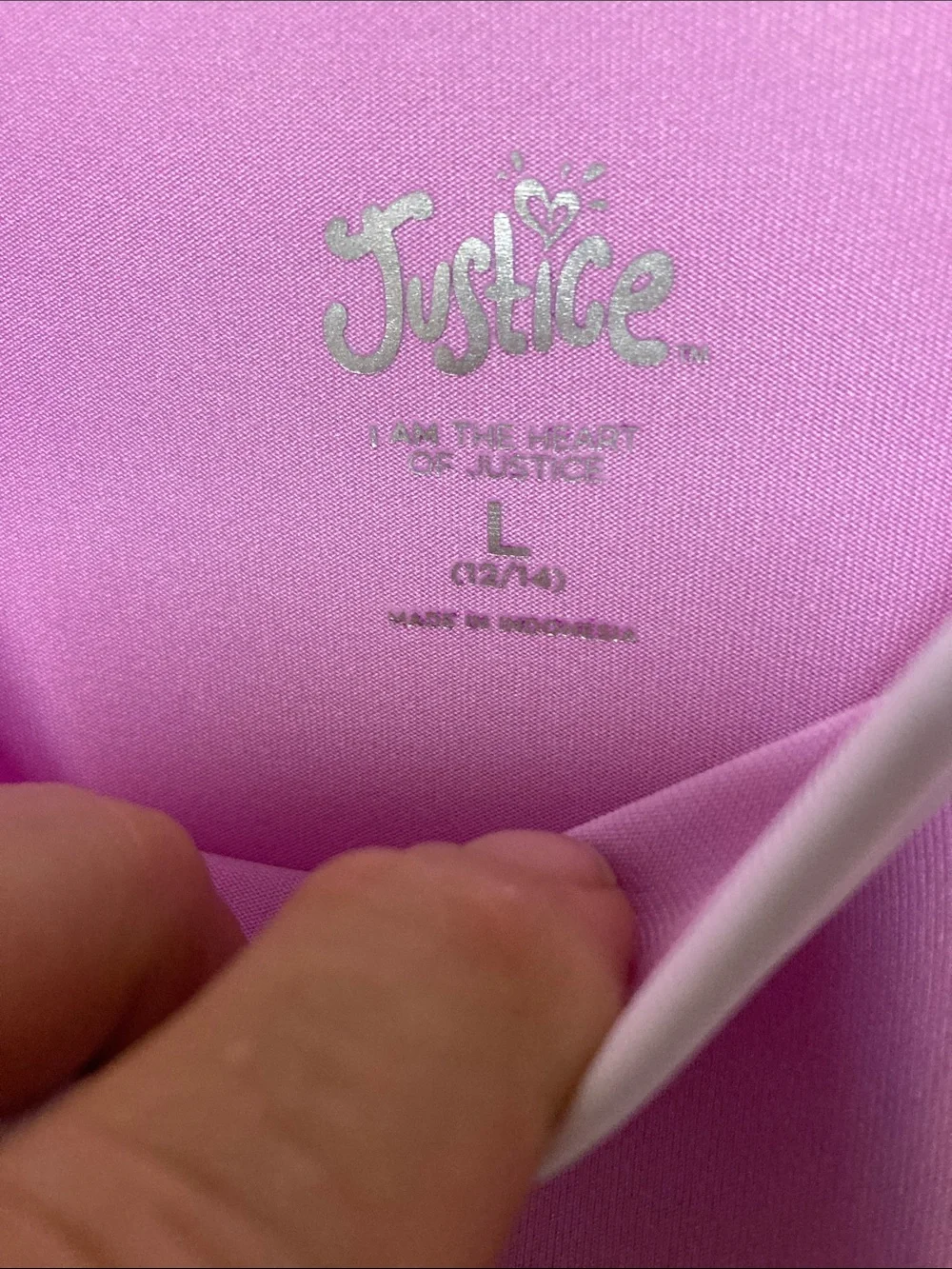 Justice Purple Skater Dress with White Trim
